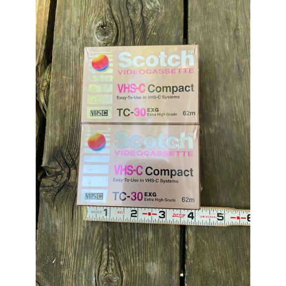 Scotch VHS-c Compact Videocassette 2 pack - Picture 6 of 6